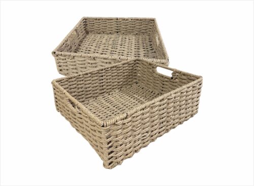 Loom Rectangular Storage with Iron Frame