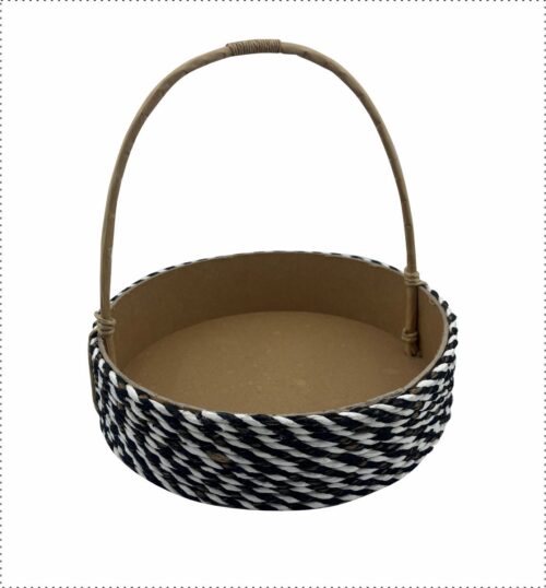 Monochrome Loom Basket